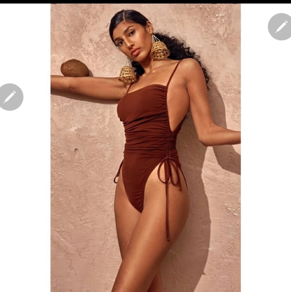 Andrea Iyamah Other - ANDREA IYAMAH HADAN COCOA ONE PIECE SWIMSUIT